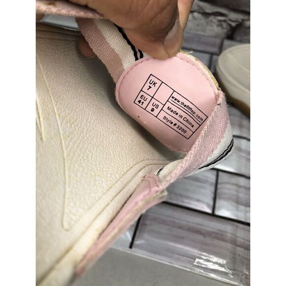 Fitflop 3200 Walkstar Pink Synthetic Thong Wedge Sandals Women’s Sz 9M US/41EU - Picture 14 of 16